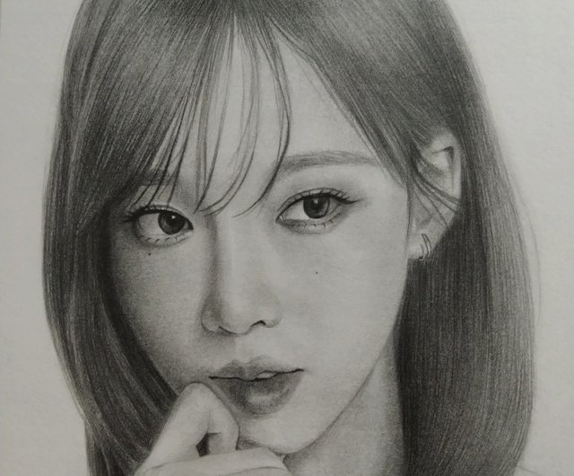 【N0323SL660T6MLVC6似顔絵】 💕 似顔絵 オーダー 💕 鉛筆画でリアルに描きます - Pencil Art