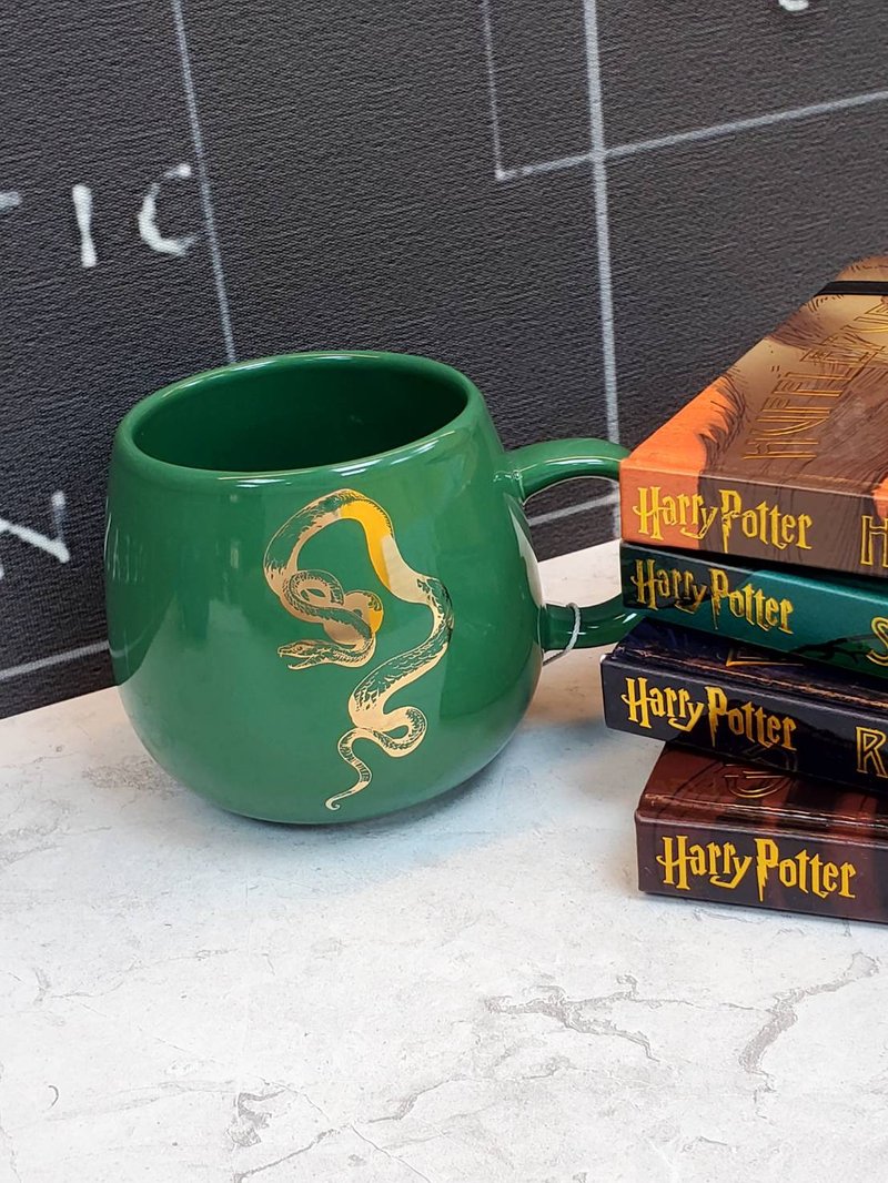 【Lippert】Slytherin Egg Cup - แก้วมัค/แก้วกาแฟ - ดินเผา สีเขียว