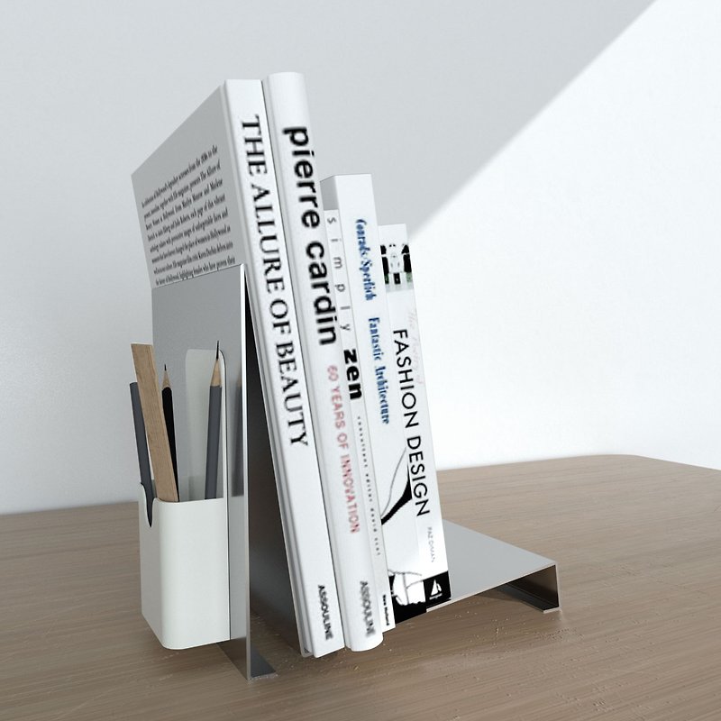Luokong bookend - Bookshelves - Other Metals Silver
