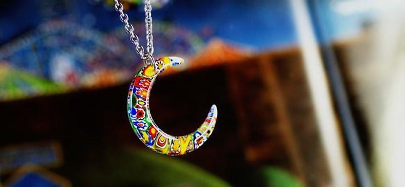 [Made to order] Venetian moon - Necklaces - Other Metals 