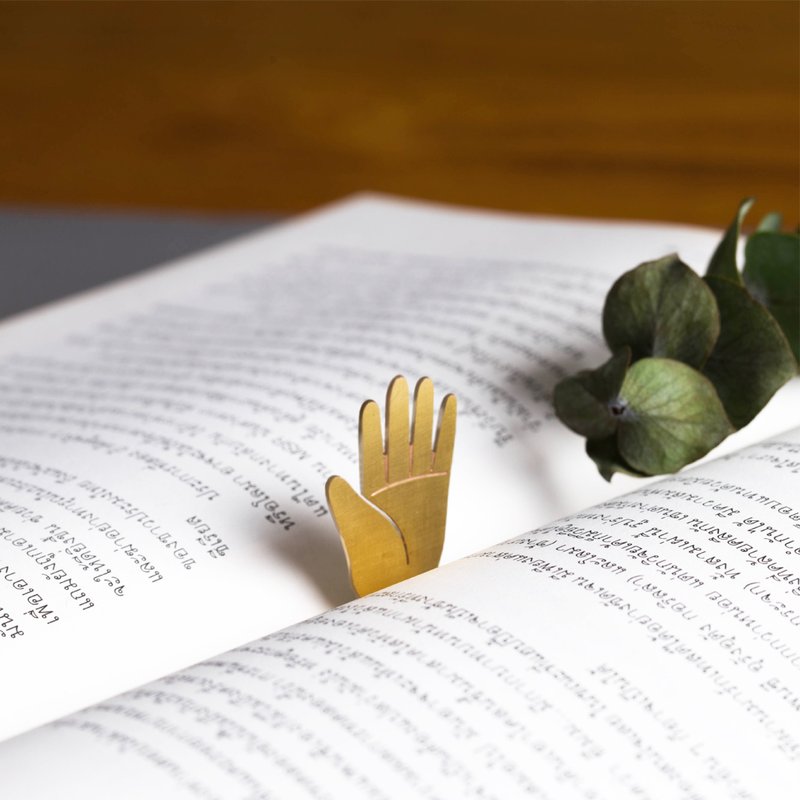 Pica Hand bookmarks - 書籤 - 其他金屬 金色