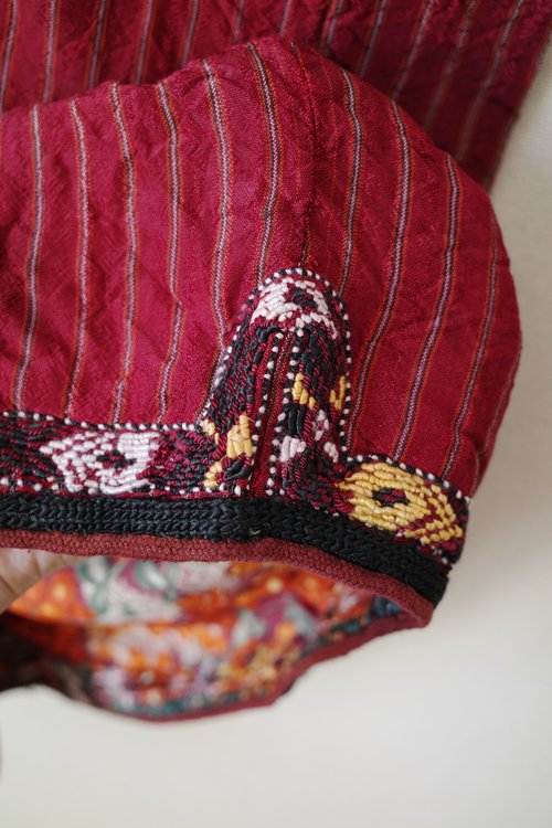 欠陥割引ヴィンテージトルクメンコートトルクメンエスニック手刺繍