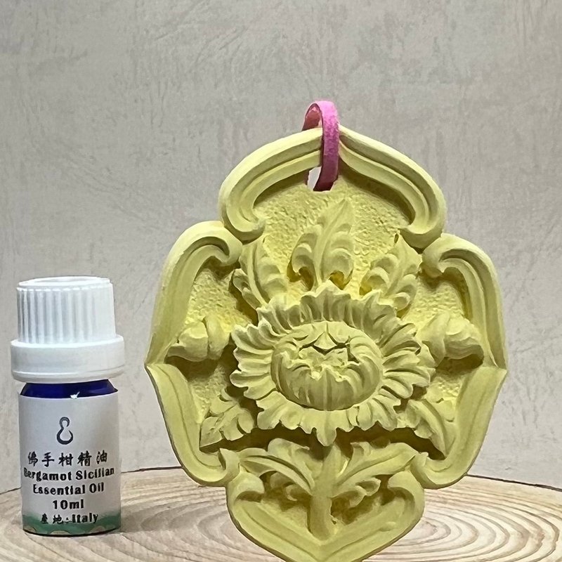 五色開運石 藏傳佛教八寶吉祥 香氛擴香石 系列三 附5ml 純精油 - 香氛/精油/擴香 - 水泥 灰色