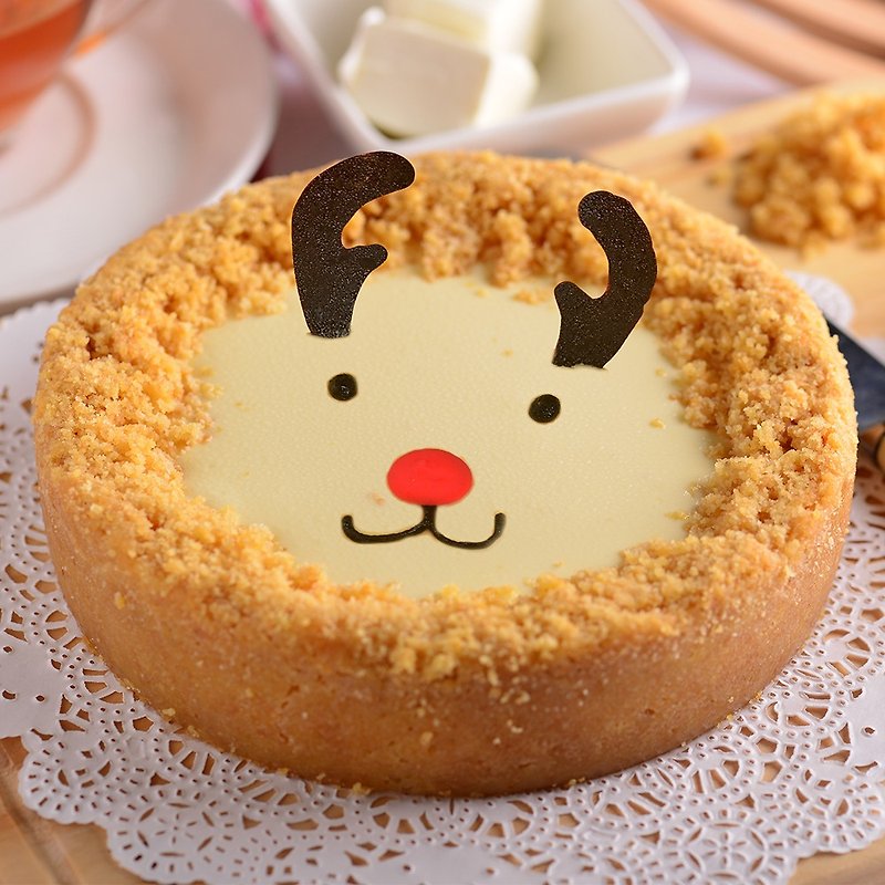 ★ Aposo Ai Bo Suo (Happy Elk unlimited cheese 6 inches) Christmas limited! Cute and delicious! Christmas dinner preferred 12/18 early bird offer $ 439 - Cake & Desserts - Fresh Ingredients Yellow