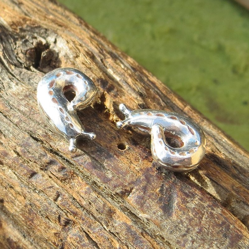 耳環 大蛞蝓 - 耳環/耳夾 - 其他金屬 銀色