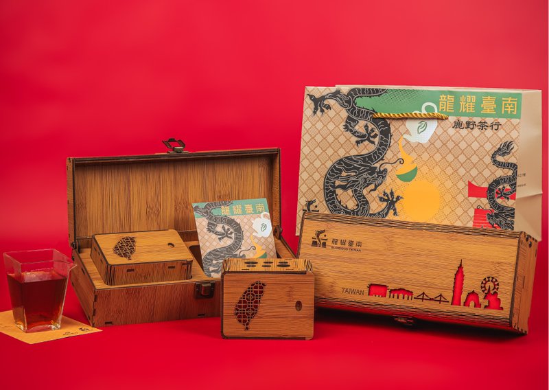 TAIWAN FUCHENG TEA GIFT BOX - ชา - ไม้ไผ่ 