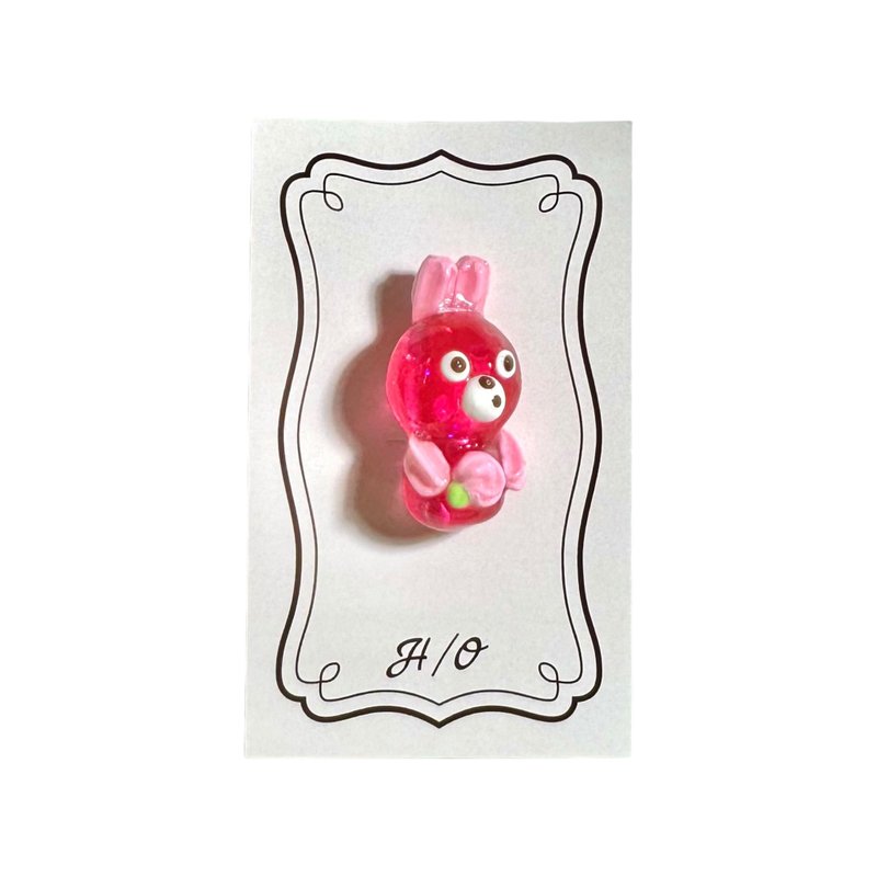 Bunny jelly brooch - เข็มกลัด - เรซิน สีเหลือง