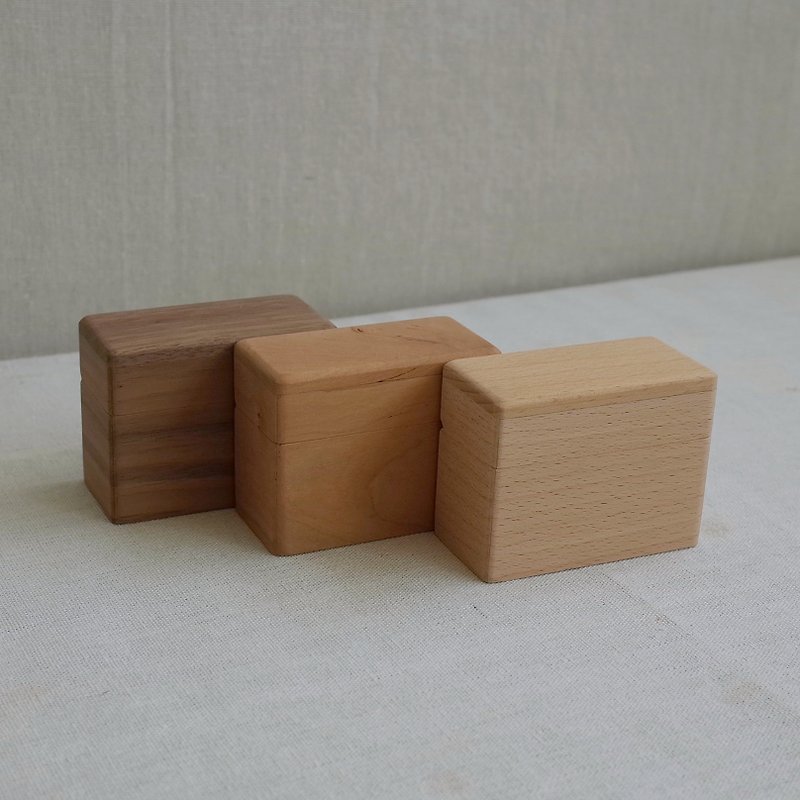 Long ring box/pair of ring boxes - Other - Wood 