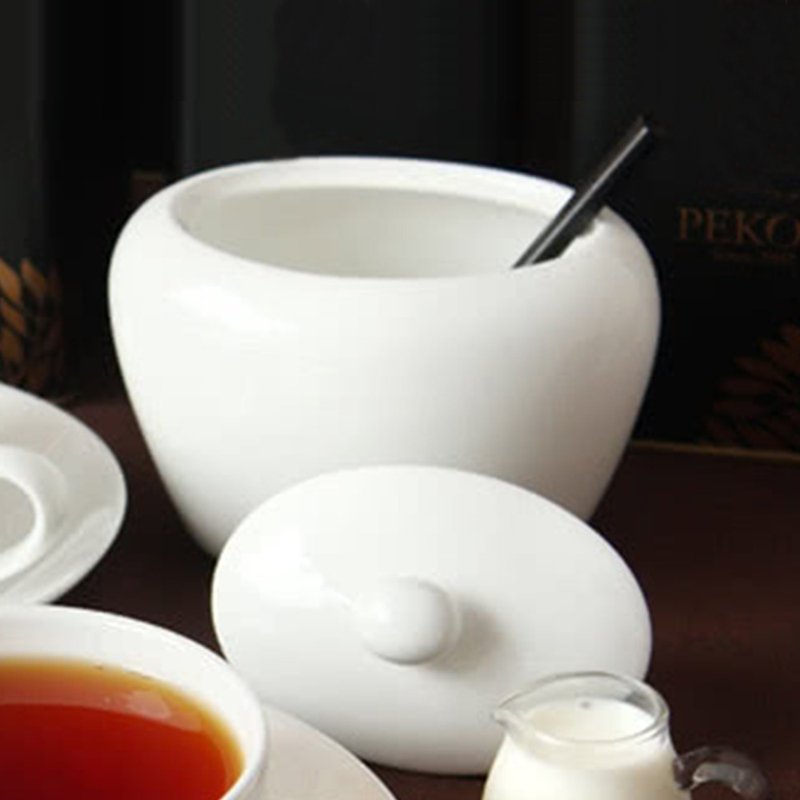 【柳宗理】 骨瓷糖盅450ml-附蓋 - 茶壺/茶杯/茶具 - 瓷 