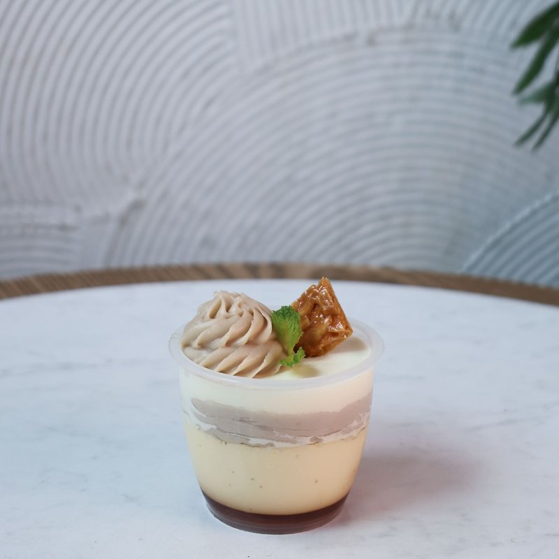 [Huayang Penpai] Yunduo Taro Pudding/4 pieces (won the 2019 Specialty Baking Two-Star Evaluation) - Panna Cotta & Pudding - Fresh Ingredients Purple