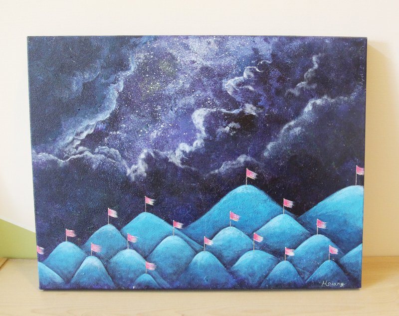 璀璨的星光要來到 福音無框原畫 - 海報/掛畫/掛布 - 棉．麻 多色