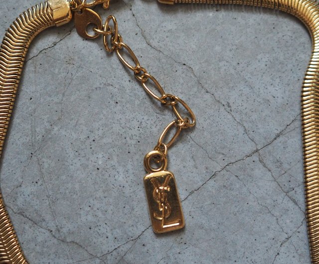 Yves Saint Laurent YSL イヴ・サンローラン ロゴ ネックレス