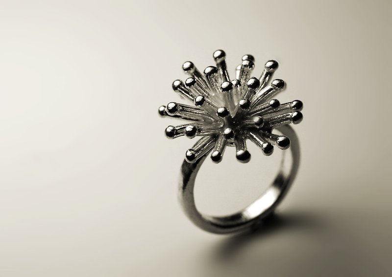 Big firework Silver ring - General Rings - Other Metals Silver