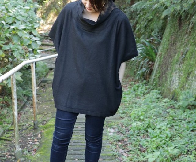 Wool off turtle pullover - Shop shizendo Women's Tops - Pinkoi