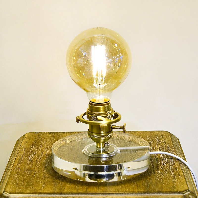 [DREAM LIGHTS exclusive first] All Bronze crystal base + Osram adjustable bulb|light industrial style - Lighting - Other Metals Transparent