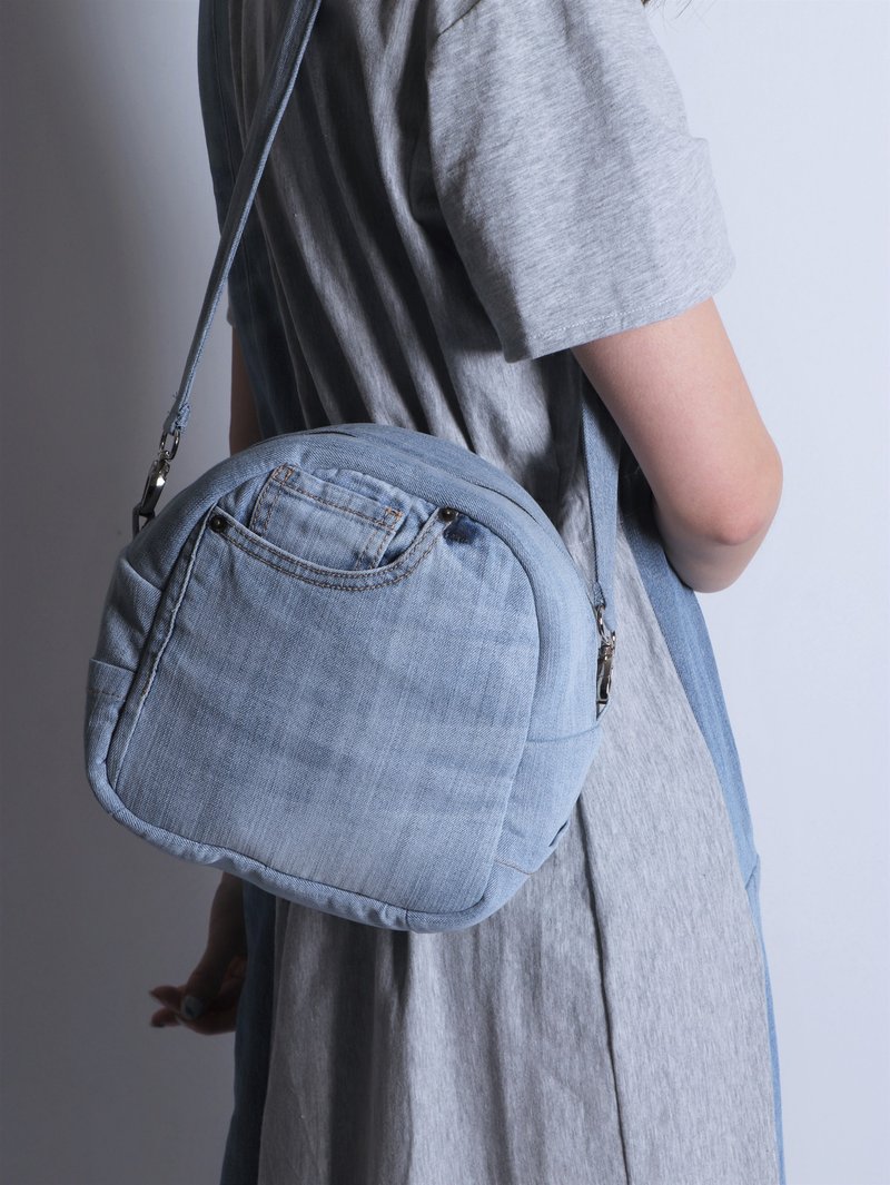 Pants Pocket Small Round Bag - Please leave a message for customized color - Messenger Bags & Sling Bags - Cotton & Hemp 