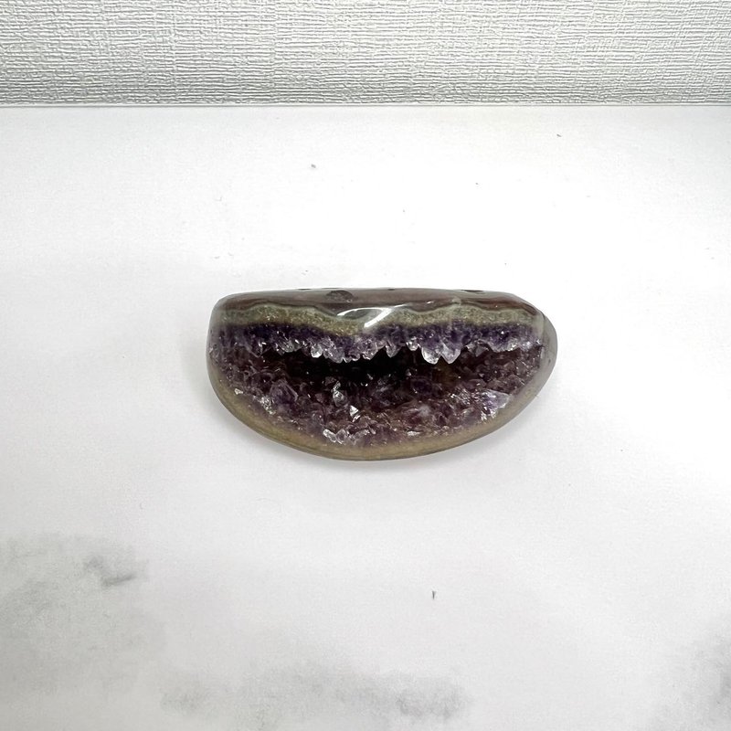 全拋光瑪瑙面紫水晶簇 | 水晶 | 水晶簇 | 水晶擺件 - 擺飾/家飾品 - 水晶 紫色