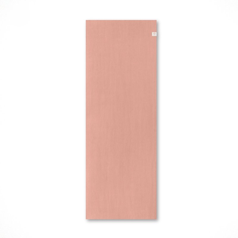 【Mukasa】天然橡膠瑜珈墊 5mm - 玫瑰棕/木質紋 - MUK-23107 - 瑜珈墊 - 橡膠 粉紅色