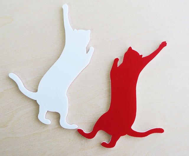 手だし猫ちゃんしおり Gift wrapping Christmas Gift - ショップ MOON 