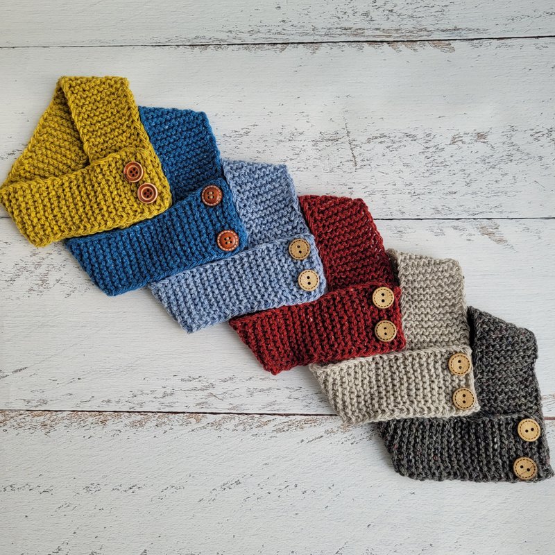 Pet Scarf/Hand Knitted/Pet Accessories/Cats/Dogs - 寵物衣服 - 羊毛 