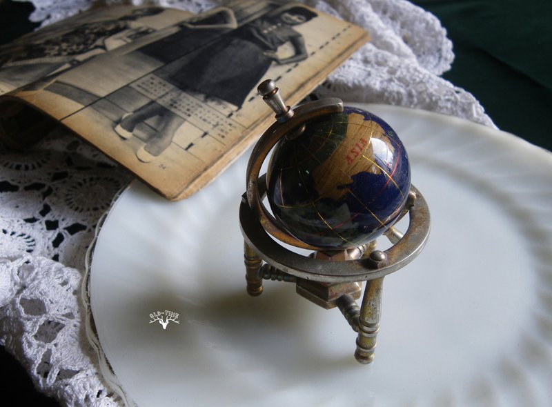 【老時光 OLD-TIME】早期小款地球儀 - 擺飾/家飾品 - 其他材質 