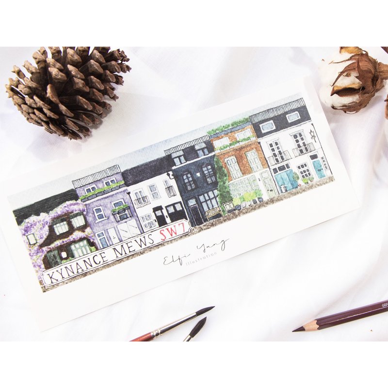 London Houses Cards / Postcards - Kynance Mews - การ์ด/โปสการ์ด - กระดาษ หลากหลายสี