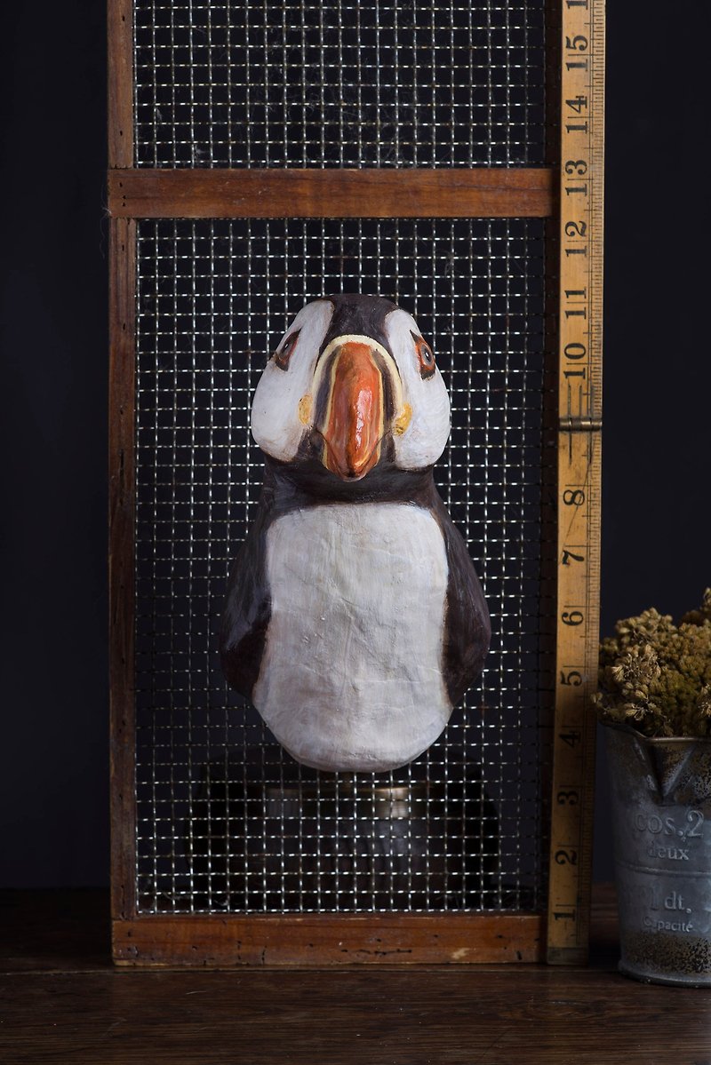 puffin wall mount - Wall Décor - Paper White