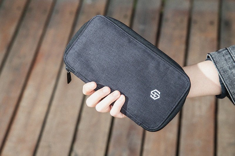 BeMaster 型走護照夾 - 銀包 - 聚酯纖維 黑色
