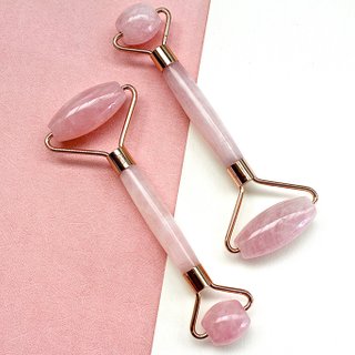Natural Pink Crystal Rose Quartz Beauty Stick-Peach Blossom-