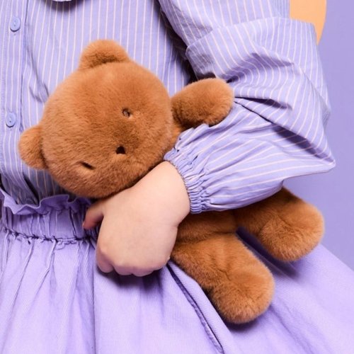 B.T. Chaps × BON TON TOYS 臺灣總代理 B.T. Chaps ECO波波熊玩偶-咖啡色 23cm