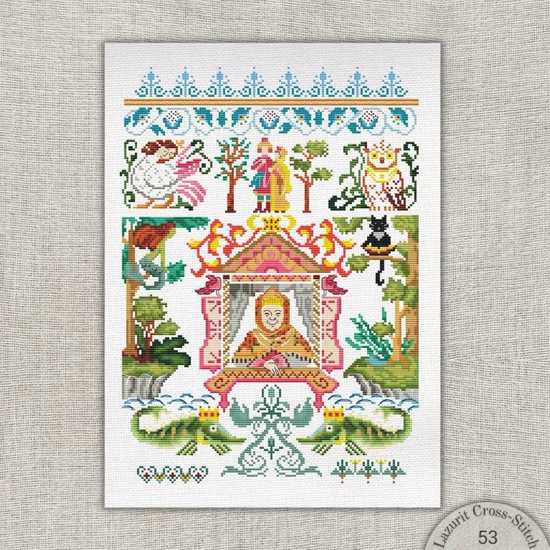 Tales from childhood cross stitch pattern - 其他數位商品 - 其他材質 