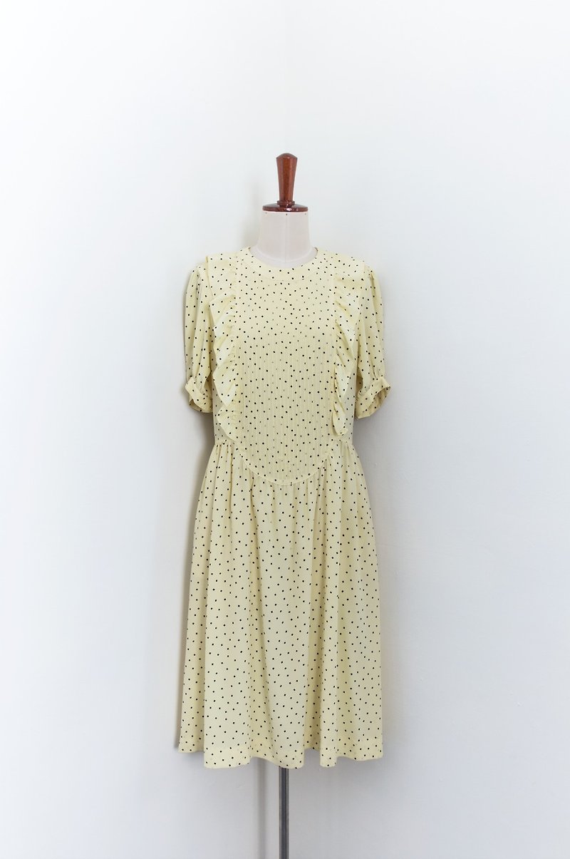 Banana Flyin Vintage :: Summer Romance :: Vintage short-sleeved dress - ชุดเดรส - วัสดุอื่นๆ 