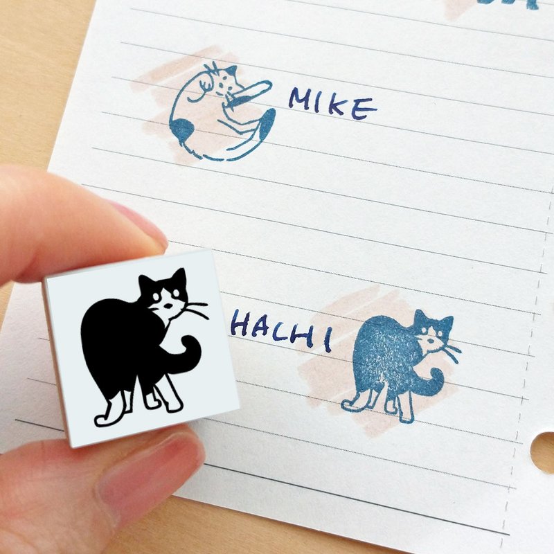 Rubber stamp Hachiware cat - Stamps & Stamp Pads - Rubber White