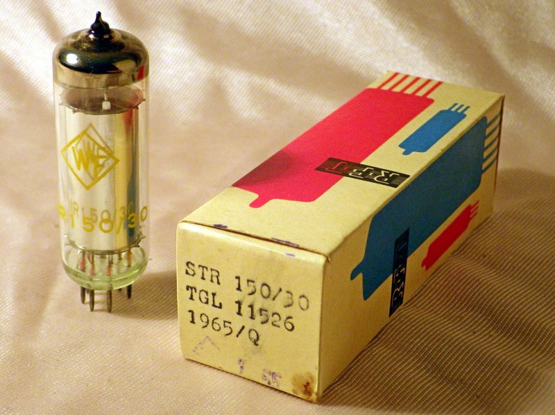 1x STR150/30 WF RFT 电压调节器管 NOS 盒全新 = 0A2 STV150/30 - 其他 - 玻璃 