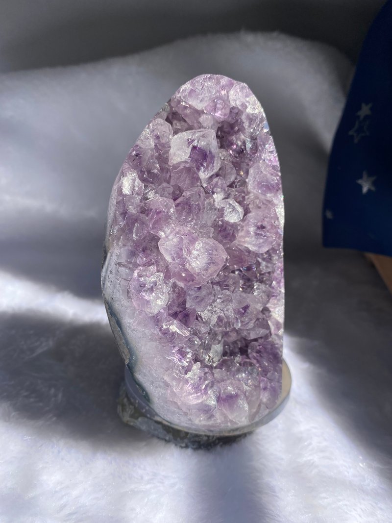 *增運、充電、靈性* 天然巴西紫水晶鎮 Amethyst - 擺飾/家飾品 - 水晶 紫色