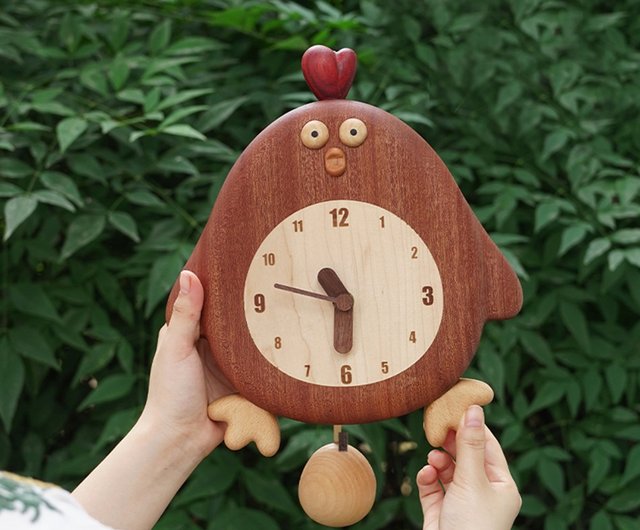 KIKORI  掛け時計　振り子　アヒル　おしゃれ　かわいい KIKORI 掛け時計 振り子 アヒル おしゃれ かわいい