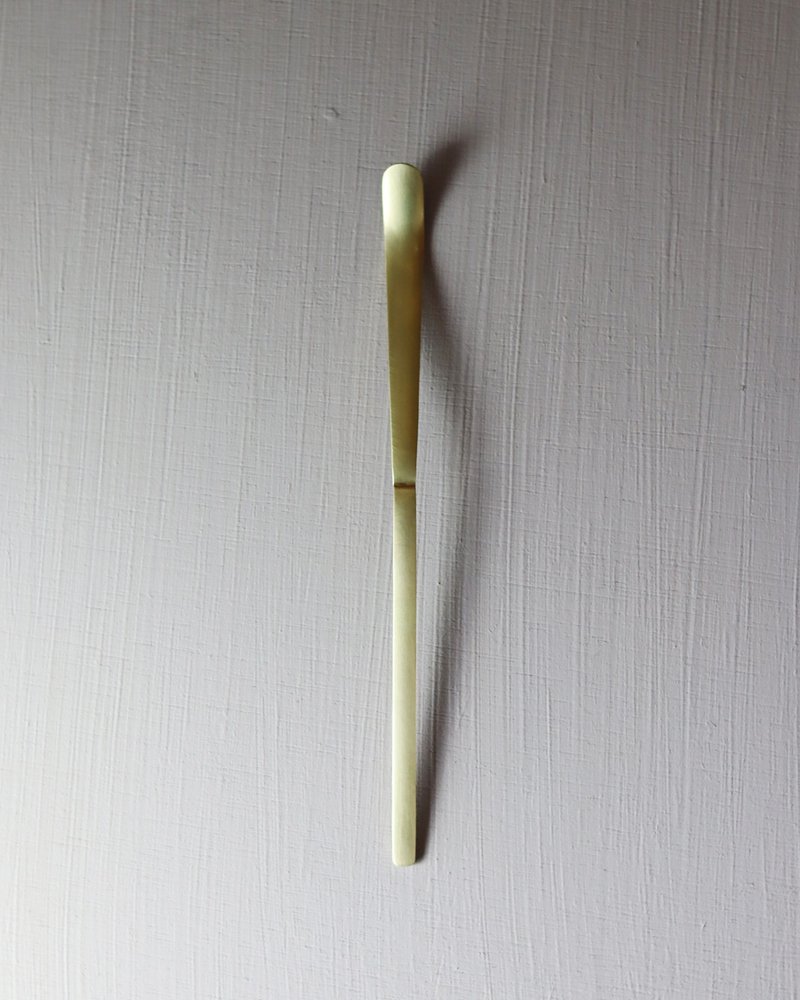 真鍮茶杓　　chasyaku - 刀叉/湯匙/餐具組 - 銅/黃銅 金色