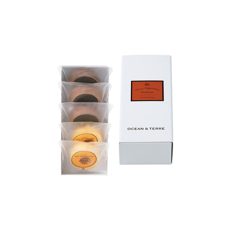 蜂蜜比利時巧克力年輪蛋糕禮盒 Honey & Belgiumcoco Baumkuchen - 料理包/調理包 - 其他材質 多色
