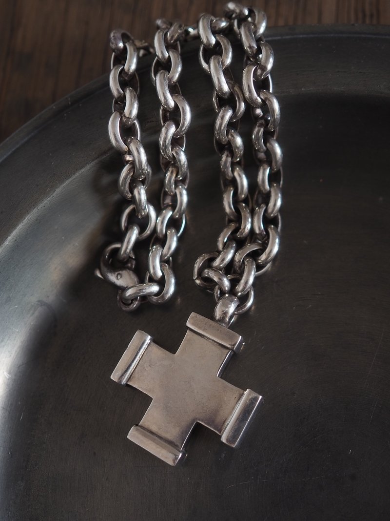 Tiffany & Co. Roman Cross Necklace ティファニー ローマンクロス ネックレス ヴィンテージ - 項鍊 - 純銀 銀色