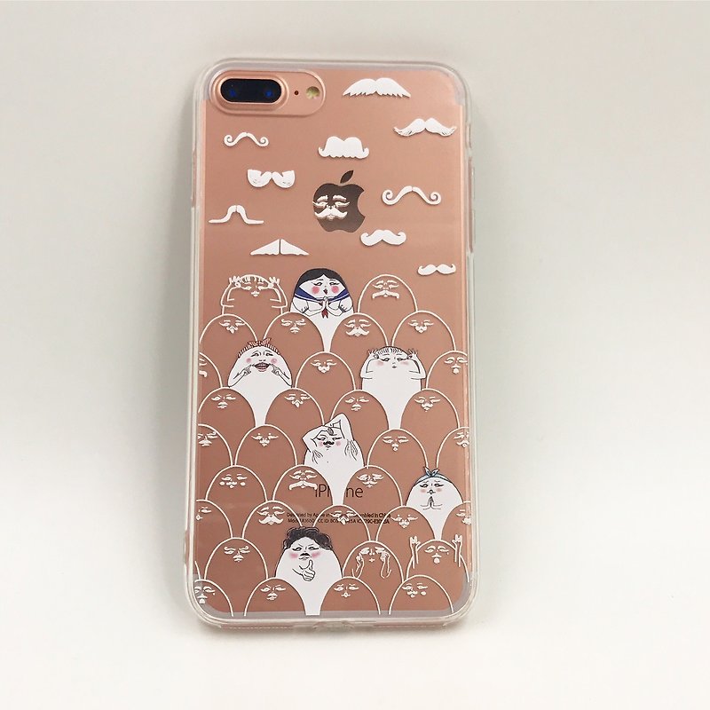 クラシック 卵ちゃんたち  iphoneケース - スマホケース - プラスチック 透明