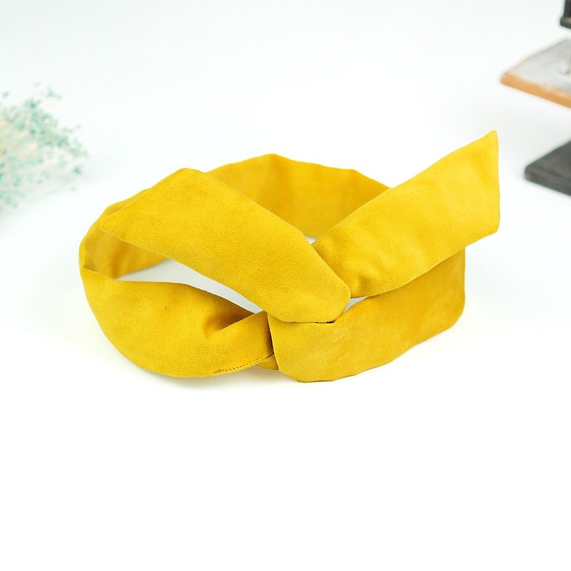 Hairband Headband - Hair Accessories - Cotton & Hemp Yellow