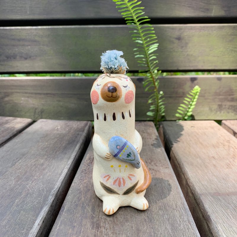 A Lu - 水瀨陶花器/擺飾/擴香器 手做手繪 僅此一件 - 擺飾/家飾品 - 陶 多色