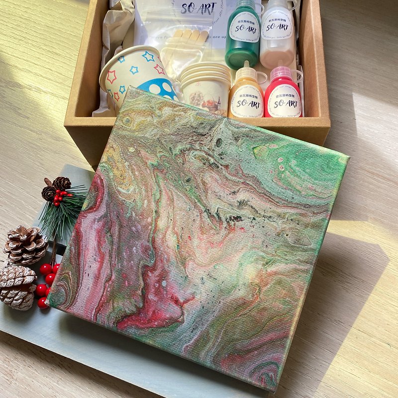 The first choice for gifts [Healing Handmade] Streaming animation novice DIY kit I Passionate and unrestrained new products are on the shelves - Illustration, Painting & Calligraphy - Pigment Red