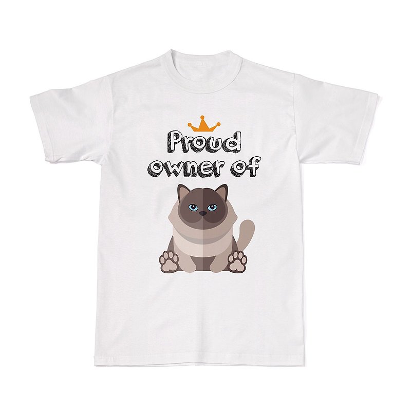 誇り高き猫の所有者のTシャツ-ラグドール猫