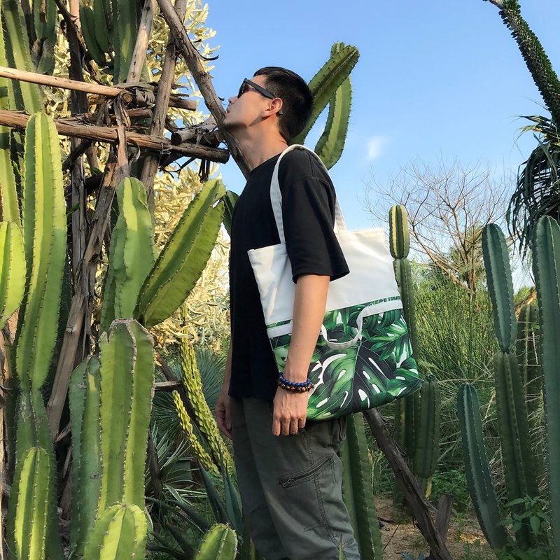 Fold Bags - Boy Size ( White ) - Handbags & Totes - Cotton & Hemp White