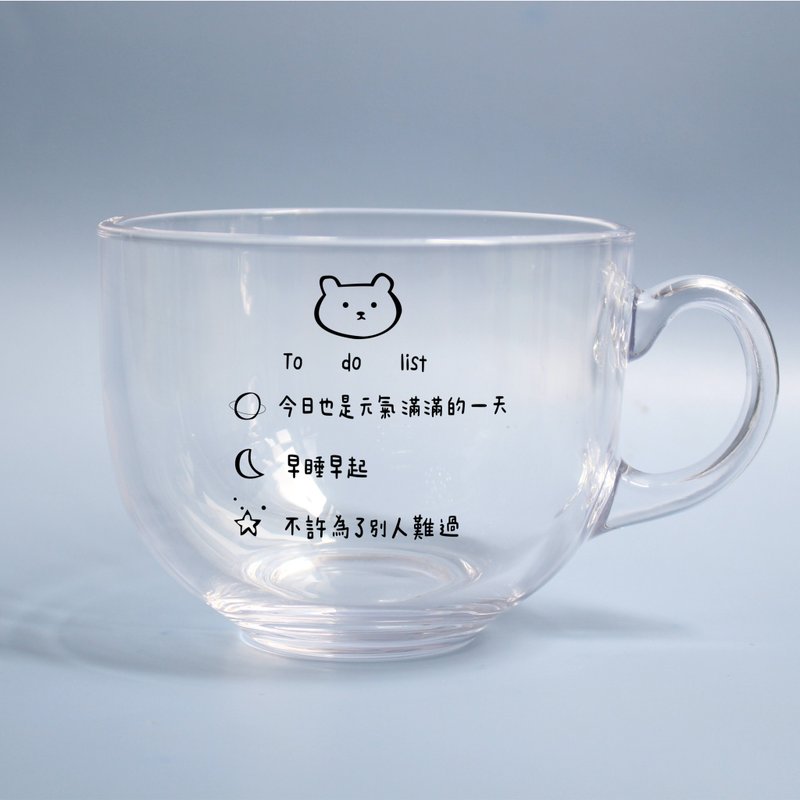 客製化杯子 訂製文字/logo 杯子 馬克杯 情侶 婚禮 紀念日禮物女 - 玻璃杯 - 玻璃 透明