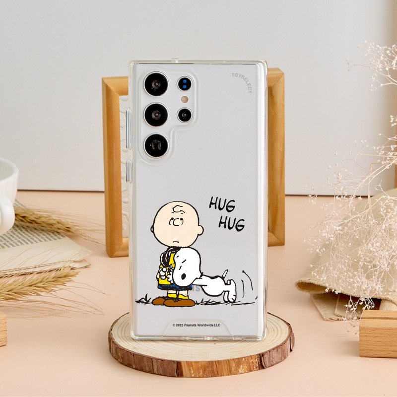 SNOOPY史努比來點抱抱防摔透明SAMSUNG手機殼 - 手機殼/手機套 - 塑膠 多色