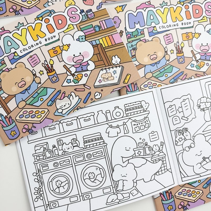 Coloring Book - 筆記本/手帳 - 紙 多色
