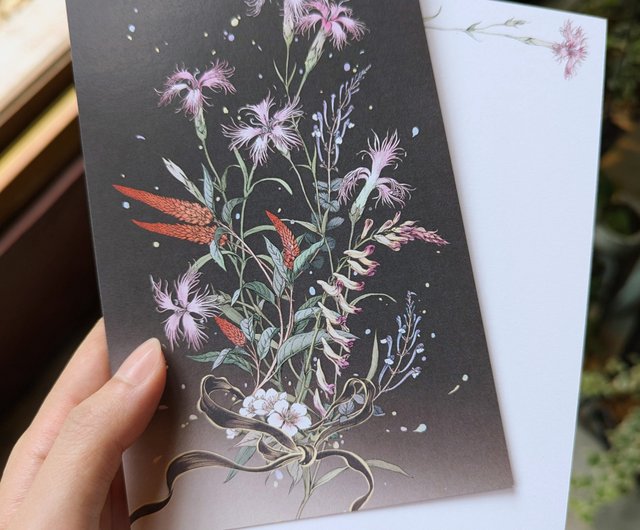 燦めく花の海に降り立つ】65 x 65 シルクスカーフ / 台湾在来植物