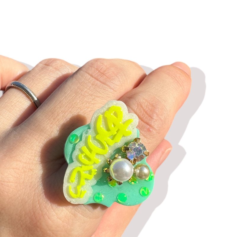 ARIGATOU special ring - General Rings - Resin Multicolor